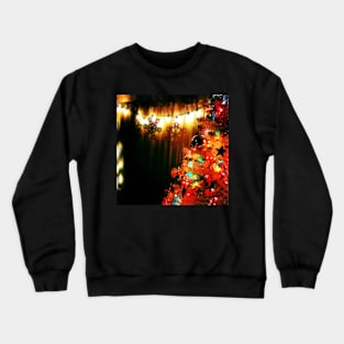 Colorfully Lit Christmas Tree Crewneck Sweatshirt